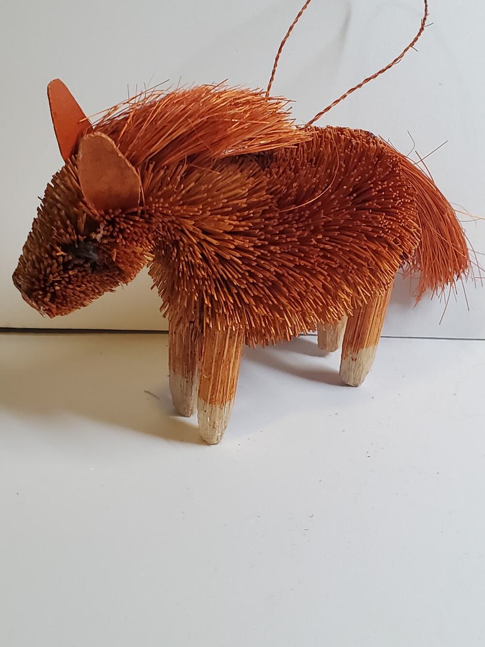 Natural Fiber Ornament - Horse